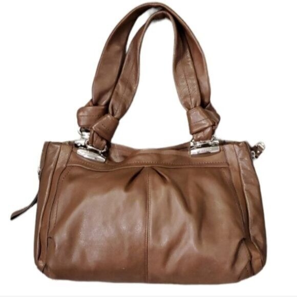 B MAKOWSKY LEATHER BAG HOBO BROWN SHOULDER SATCHEL HANDBAG PURSE WOMAN'S WOMEN'S - Picture 2 of 14